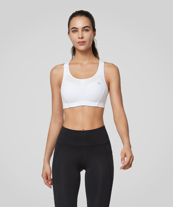 Sculpt Racerback Line Padded Running Bra | Women's High Support Sports Bra