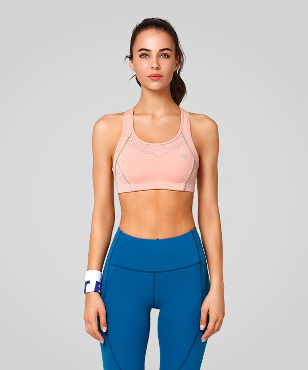 Sculpt Racerback Line Padded Running Bra | Women's High Support Sports Bra