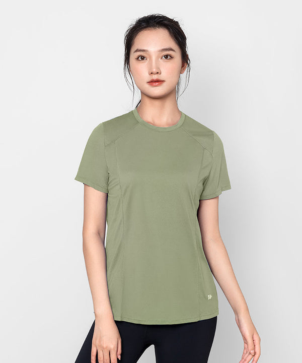 Anywhere Round Neck Long Running T-shirt | Women's Sports T-shirt