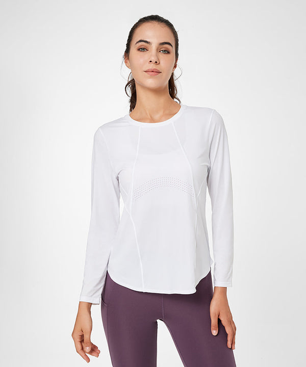 Shift Light Perforated Running T-shirt | Women's Long Sleeve T-shirt