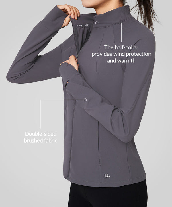 Shift Slim Fit Fleece Full Zip Jacket| Women's Sports Jacket