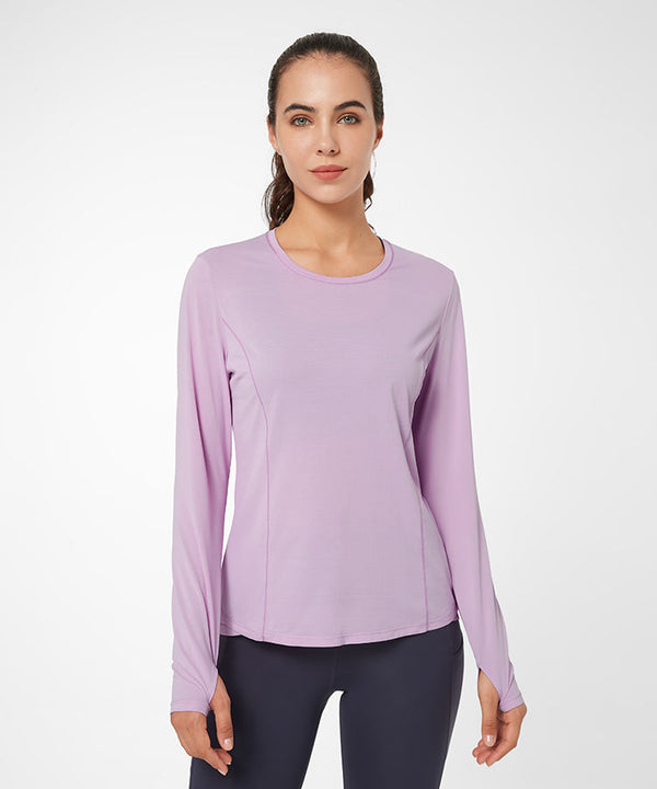 Shift Light Mesh Pocket Running T-shirt | Women's Long Sleeve T-shirt