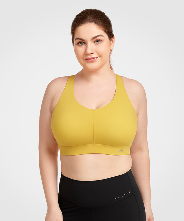 Power Crossback Adjustable Longline Sports Bra | Women's High Support Sports Bra