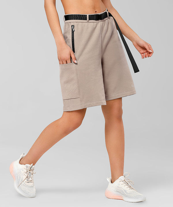 Shift Loose Webbing Belt Athflow Shorts | Women's Shorts